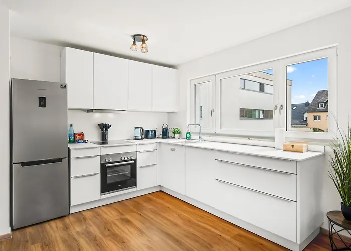 Nexstay Design Mit Loggia Und Parkplatz Apartmán